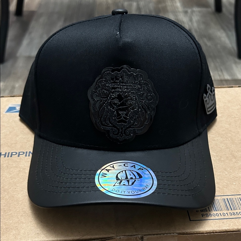 Black Lion Emblem Cap